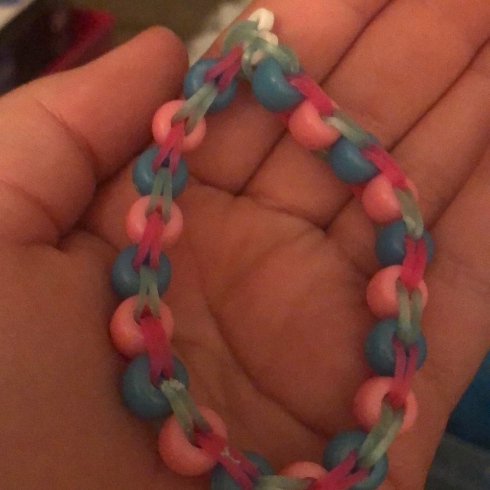 This is a cotton candy Bracelet